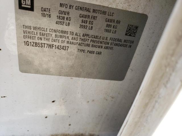 Photo 11 VIN: 1G1ZB5ST7HF143437 - CHEVROLET MALIBU LS 