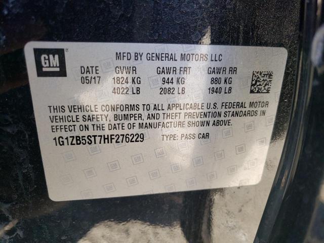 Photo 11 VIN: 1G1ZB5ST7HF276229 - CHEVROLET MALIBU LS 