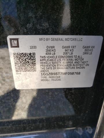 Photo 11 VIN: 1G1ZB5ST7MF058768 - CHEVROLET MALIBU 