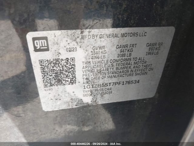 Photo 8 VIN: 1G1ZB5ST7PF176534 - CHEVROLET MALIBU 