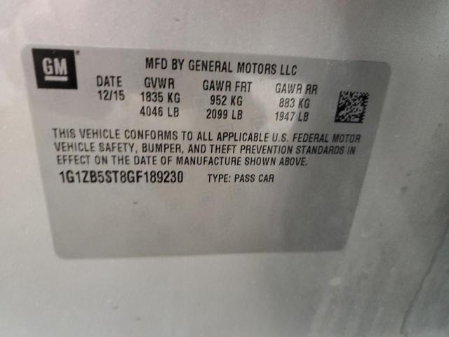 Photo 11 VIN: 1G1ZB5ST8GF189230 - CHEVROLET MALIBU LS 