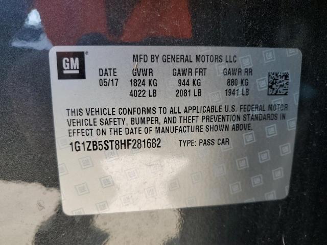 Photo 12 VIN: 1G1ZB5ST8HF281682 - CHEVROLET MALIBU LS 