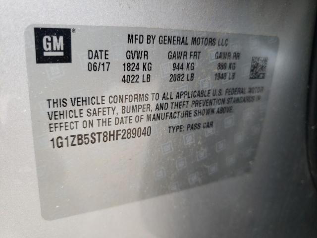 Photo 11 VIN: 1G1ZB5ST8HF289040 - CHEVROLET MALIBU LS 