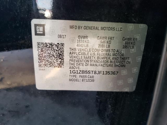 Photo 11 VIN: 1G1ZB5ST8JF135367 - CHEVROLET MALIBU 