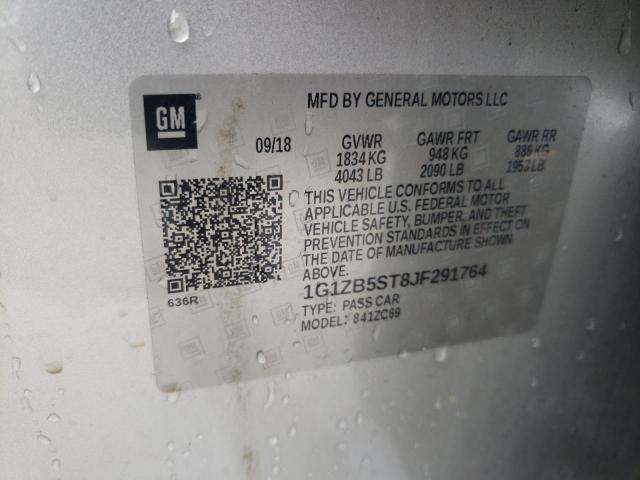 Photo 12 VIN: 1G1ZB5ST8JF291764 - CHEVROLET MALIBU LS 