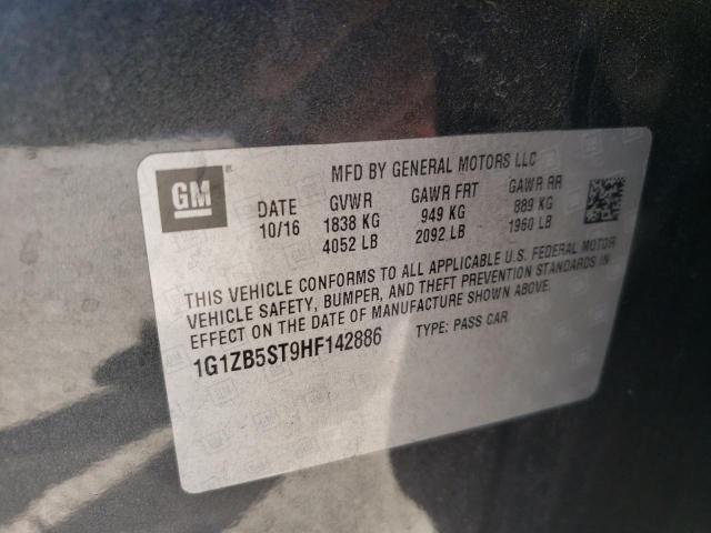 Photo 9 VIN: 1G1ZB5ST9HF142886 - CHEVROLET MALIBU LS 