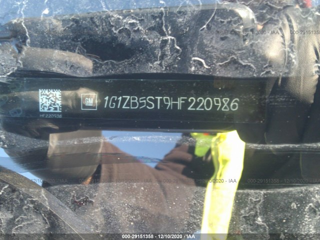 Photo 8 VIN: 1G1ZB5ST9HF220986 - CHEVROLET MALIBU 