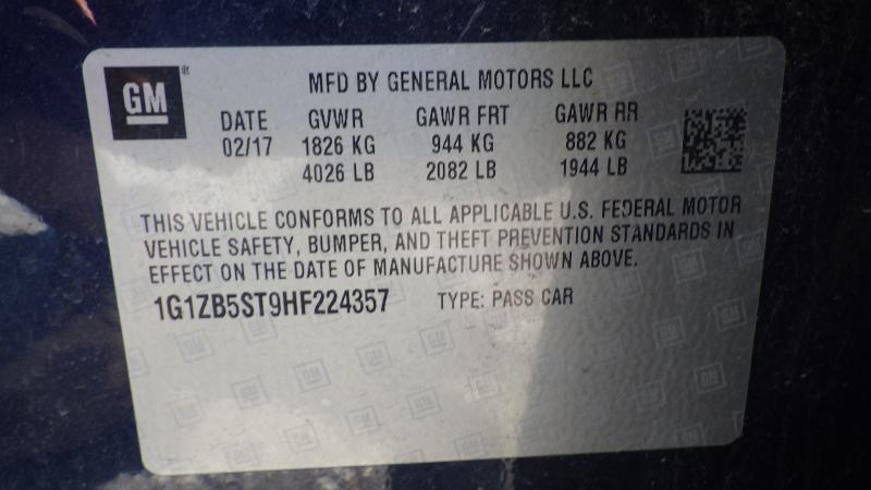 Photo 7 VIN: 1G1ZB5ST9HF224357 - CHEVROLET MALIBU 