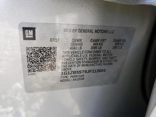 Photo 11 VIN: 1G1ZB5ST9JF113684 - CHEVROLET MALIBU LS 