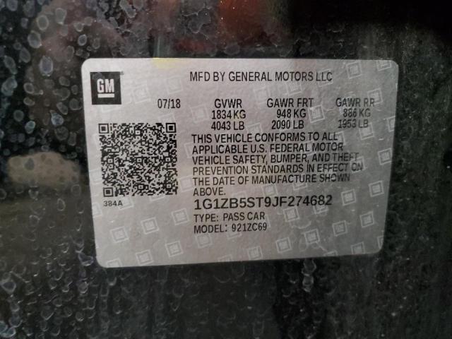 Photo 11 VIN: 1G1ZB5ST9JF274682 - CHEVROLET MALIBU 