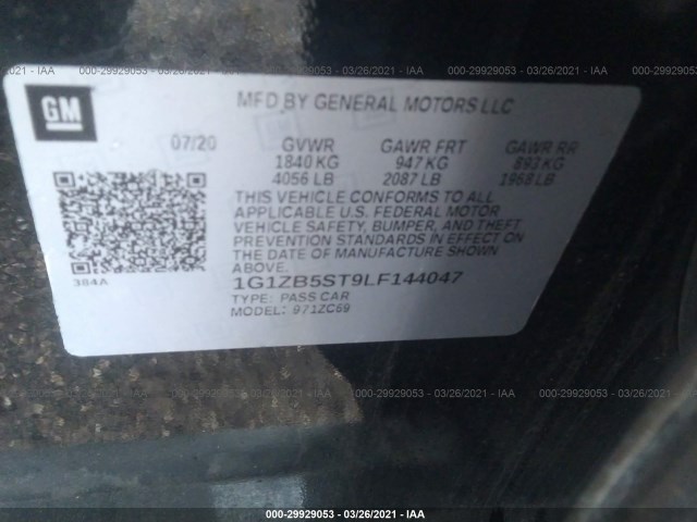 Photo 8 VIN: 1G1ZB5ST9LF144047 - CHEVROLET MALIBU 