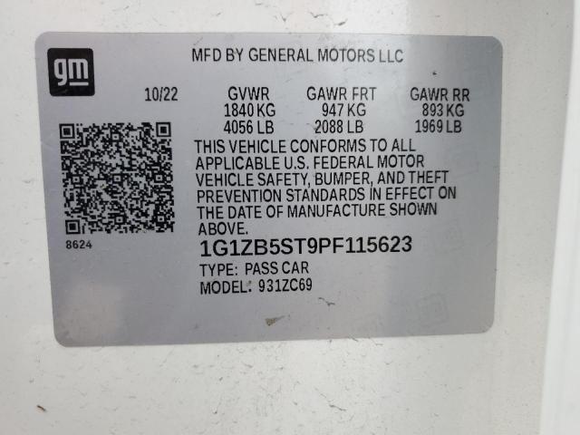 Photo 11 VIN: 1G1ZB5ST9PF115623 - CHEVROLET MALIBU 