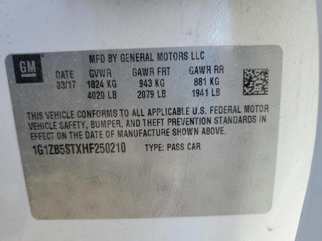 Photo 12 VIN: 1G1ZB5STXHF250210 - CHEVROLET MALIBU 