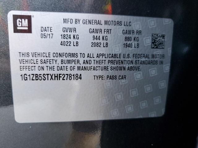 Photo 11 VIN: 1G1ZB5STXHF278184 - CHEVROLET MALIBU LS 