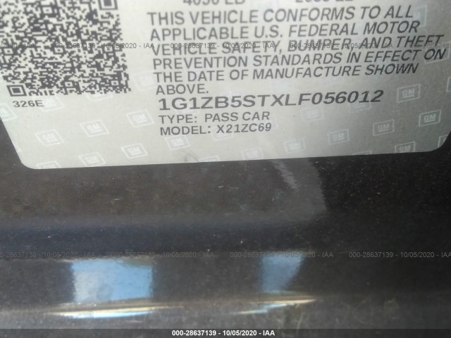 Photo 8 VIN: 1G1ZB5STXLF050601 - CHEVROLET MALIBU 