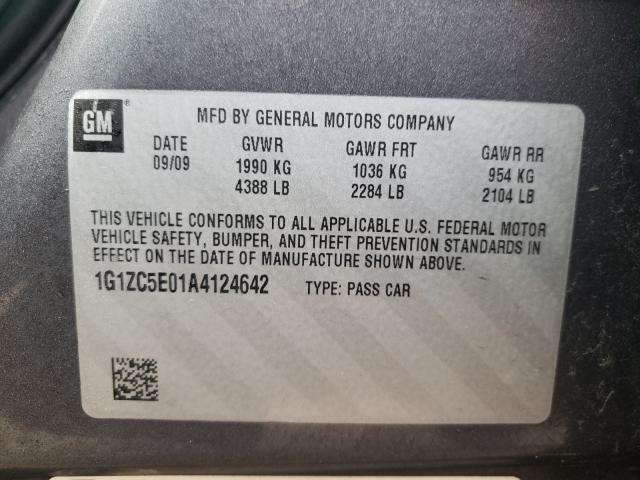 Photo 9 VIN: 1G1ZC5E01A4124642 - CHEVROLET MALIBU 1LT 