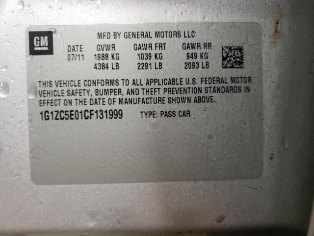 Photo 11 VIN: 1G1ZC5E01CF131999 - CHEVROLET MALIBU LT1 