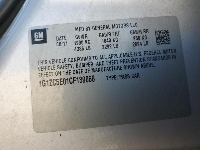 Photo 11 VIN: 1G1ZC5E01CF139066 - CHEVROLET MALIBU 