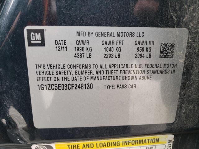 Photo 11 VIN: 1G1ZC5E03CF248130 - CHEVROLET MALIBU 1LT 