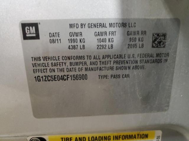 Photo 11 VIN: 1G1ZC5E04CF156900 - CHEVROLET MALIBU 1LT 