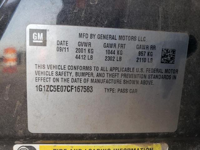 Photo 11 VIN: 1G1ZC5E07CF167583 - CHEVROLET MALIBU 1LT 