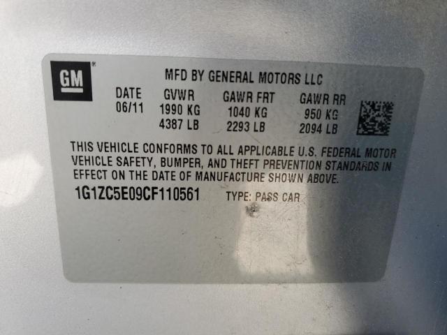 Photo 11 VIN: 1G1ZC5E09CF110561 - CHEVROLET MALIBU 1LT 