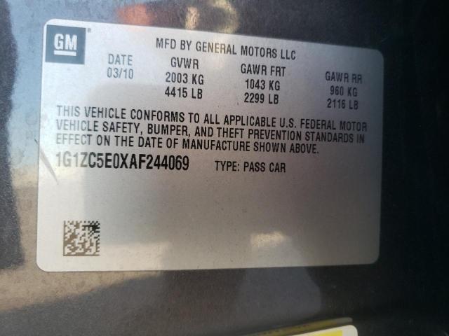 Photo 9 VIN: 1G1ZC5E0XAF244069 - CHEVROLET MALIBU 1LT 