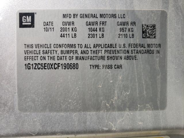 Photo 9 VIN: 1G1ZC5E0XCF190680 - CHEVROLET MALIBU 1LT 