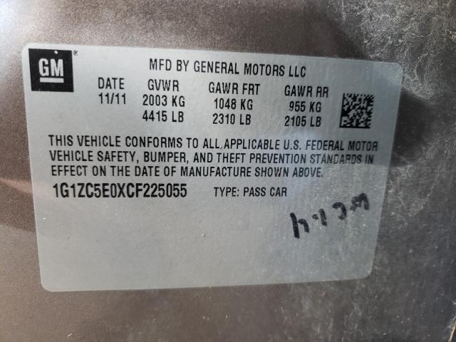 Photo 9 VIN: 1G1ZC5E0XCF225055 - CHEVROLET MALIBU 1LT 