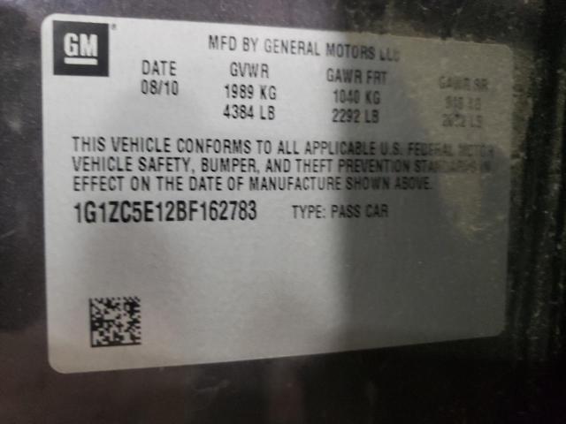 Photo 11 VIN: 1G1ZC5E12BF162783 - CHEVROLET MALIBU 