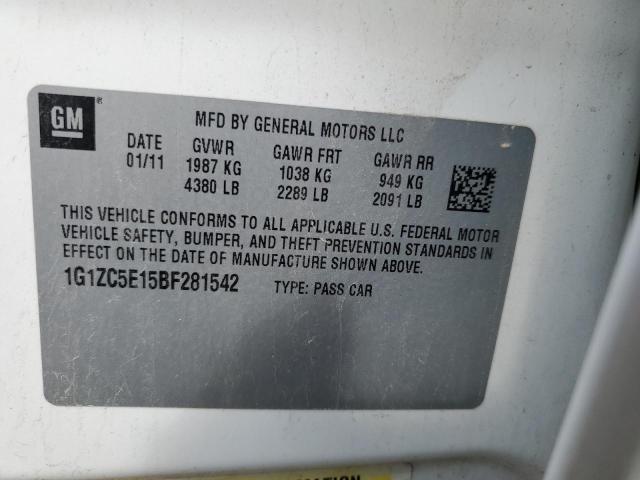 Photo 11 VIN: 1G1ZC5E15BF281542 - CHEVROLET MALIBU 