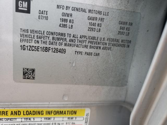 Photo 9 VIN: 1G1ZC5E16BF128409 - CHEVROLET MALIBU 1LT 