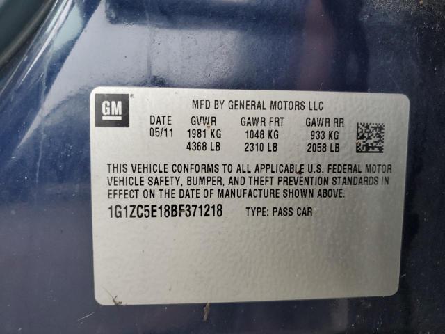 Photo 11 VIN: 1G1ZC5E18BF371218 - CHEVROLET MALIBU 