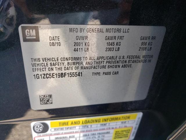 Photo 9 VIN: 1G1ZC5E19BF155541 - CHEVROLET MALIBU 1LT 