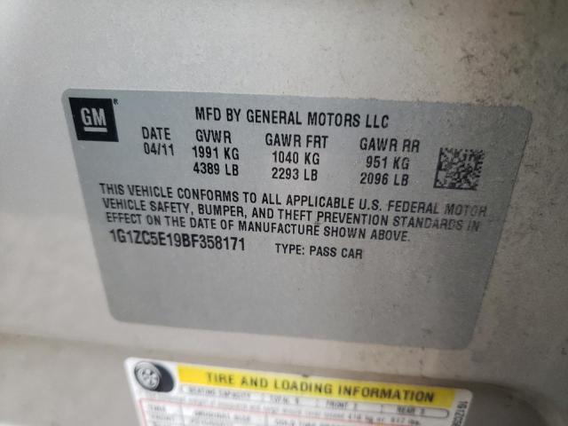 Photo 11 VIN: 1G1ZC5E19BF358171 - CHEVROLET MALIBU 