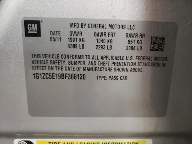 Photo 11 VIN: 1G1ZC5E19BF368120 - CHEVROLET MALIBU 1LT 