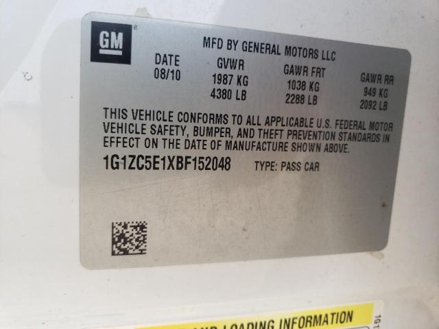 Photo 9 VIN: 1G1ZC5E1XBF152048 - CHEVROLET MALIBU 1LT 