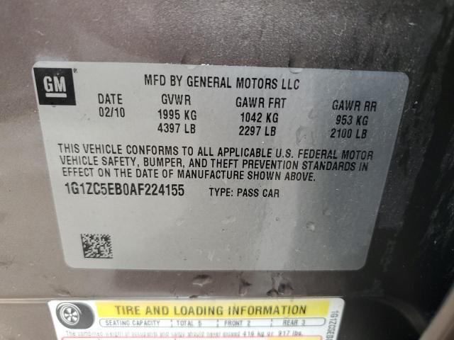 Photo 11 VIN: 1G1ZC5EB0AF224155 - CHEVROLET MALIBU 1LT 