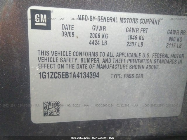 Photo 8 VIN: 1G1ZC5EB1A4134394 - CHEVROLET MALIBU 