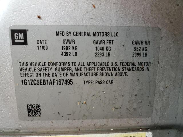 Photo 11 VIN: 1G1ZC5EB1AF167495 - CHEVROLET MALIBU 