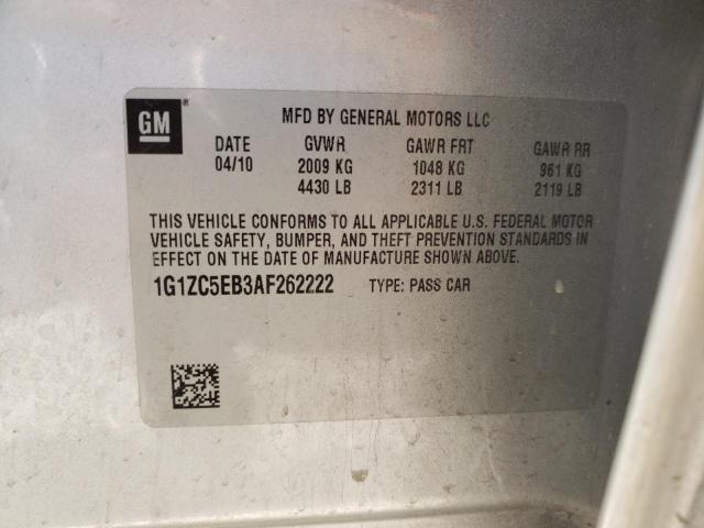 Photo 9 VIN: 1G1ZC5EB3AF262222 - CHEVROLET MALIBU 1LT 