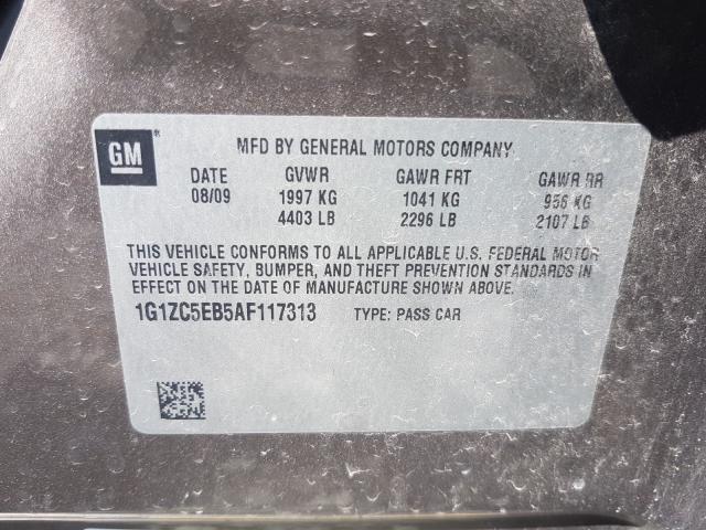 Photo 9 VIN: 1G1ZC5EB5AF117313 - CHEVROLET MALIBU 1LT 