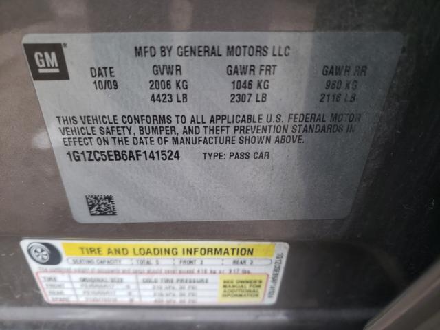 Photo 9 VIN: 1G1ZC5EB6AF141524 - CHEVROLET MALIBU 