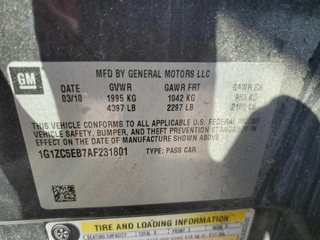 Photo 11 VIN: 1G1ZC5EB7AF231801 - CHEVROLET MALIBU 