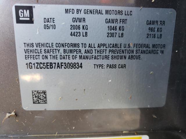 Photo 9 VIN: 1G1ZC5EB7AF309834 - CHEVROLET MALIBU 1LT 