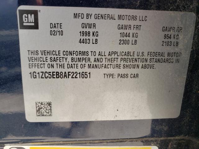 Photo 9 VIN: 1G1ZC5EB8AF221651 - CHEVROLET MALIBU 