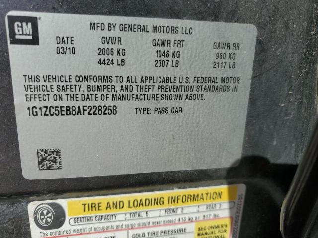 Photo 11 VIN: 1G1ZC5EB8AF228258 - CHEVROLET MALIBU 1LT 