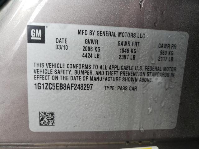 Photo 11 VIN: 1G1ZC5EB8AF248297 - CHEVROLET MALIBU 