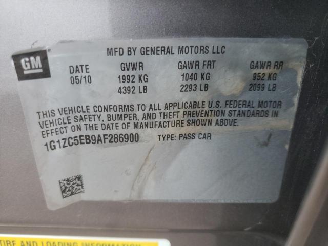 Photo 9 VIN: 1G1ZC5EB9AF286900 - CHEVROLET MALIBU 1LT 