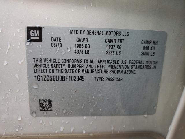 Photo 9 VIN: 1G1ZC5EU0BF102849 - CHEVROLET MALIBU 1LT 